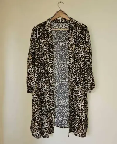 Kimono estampado leopardo - miniatura 1