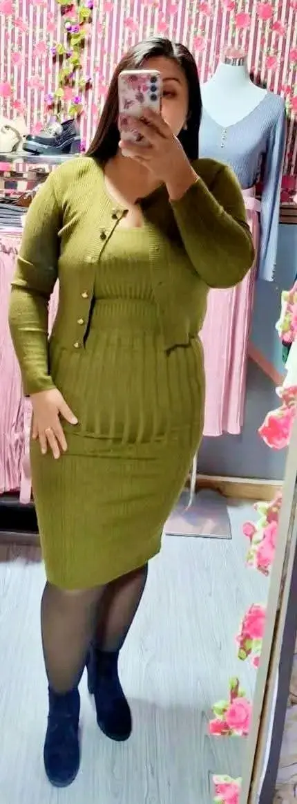 Vestidos ajustados negro y fucsia - 4