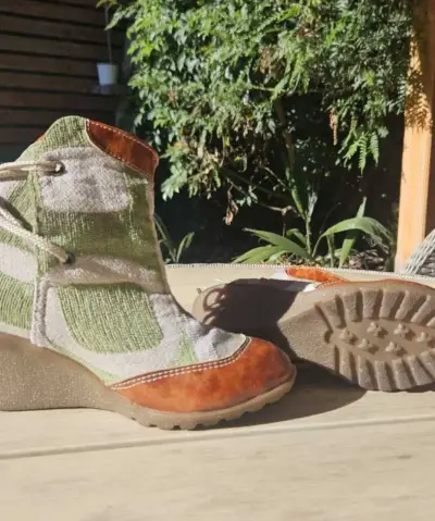 Botines talla 35 de tela camuflada - miniatura 3