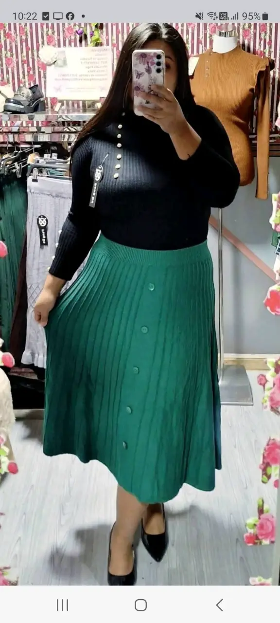 Falda midi en varios colores - 2