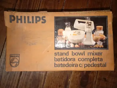 Batidora de pie Philips blanca - miniatura 6
