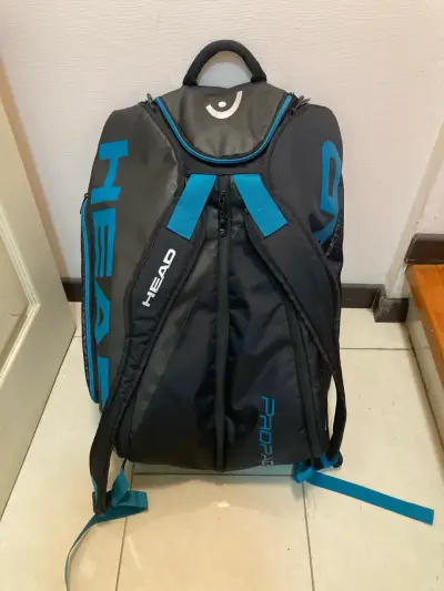 Mochila Head Pro negra y azul - miniatura 1