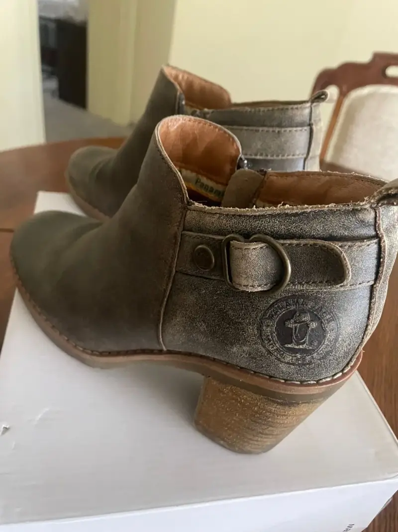 Botines de cuero gris Panamá Jack - 2