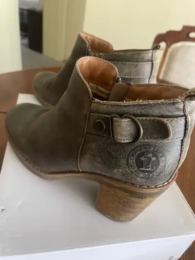 Botines de cuero gris Panamá Jack - miniatura 2