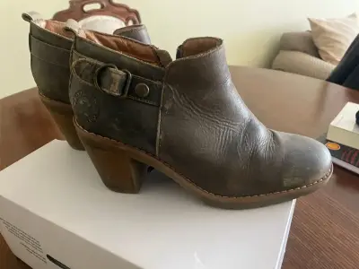 Botines de cuero gris Panamá Jack - miniatura 4