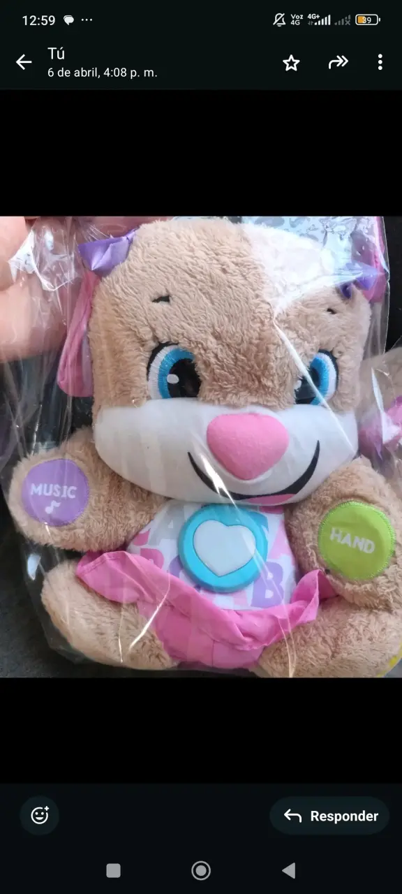 Peluche interactivo educativo - 2