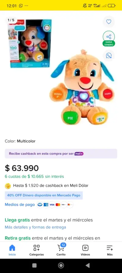Peluche interactivo educativo - miniatura 4