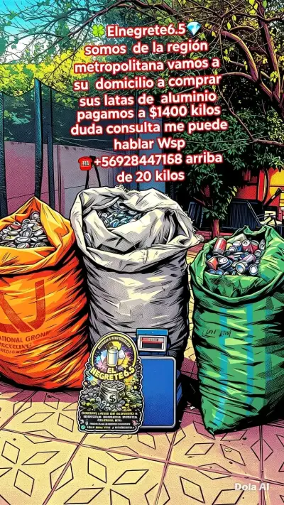 Compramos latas de Aluminio y vamos a su domicilio - miniatura 4