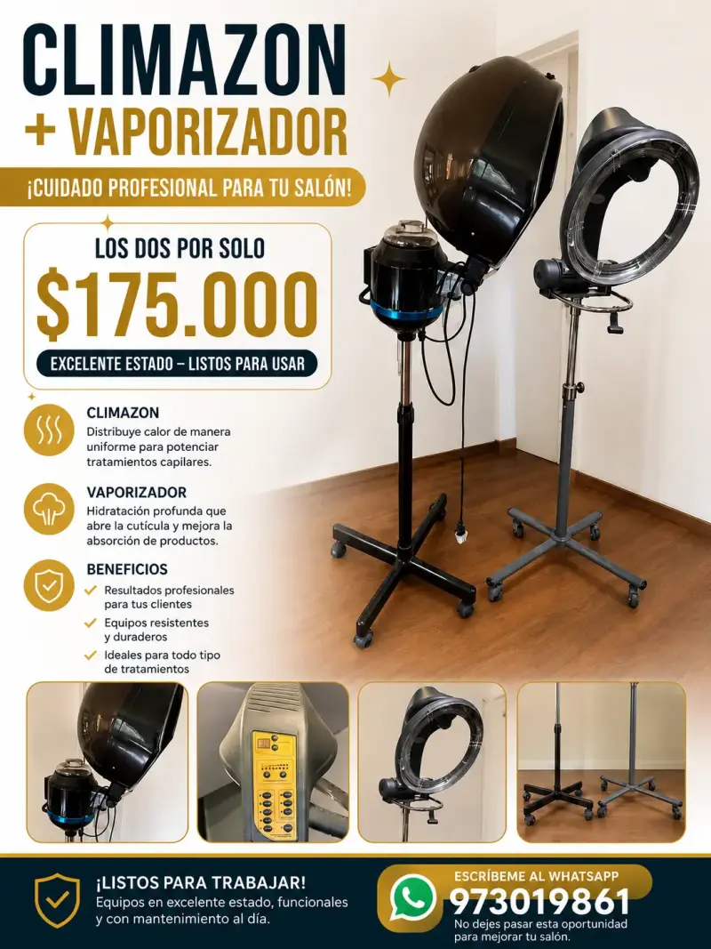 Climazon y Vaporizador para salón