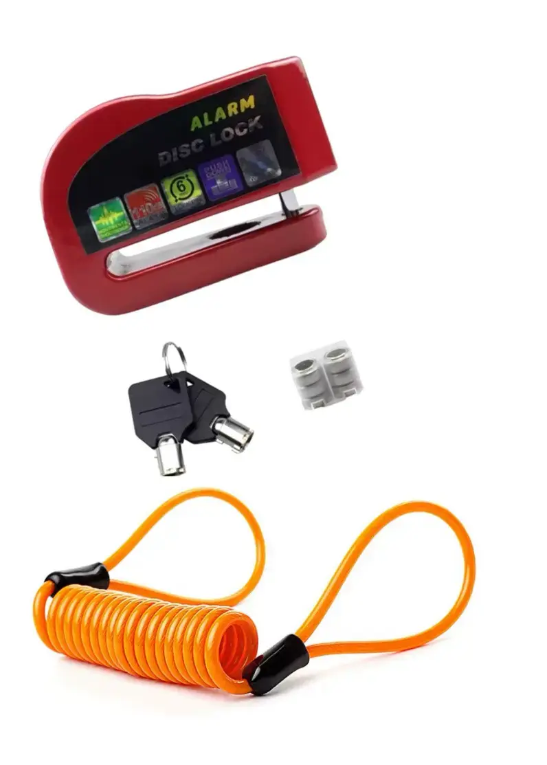 Candado disco con alarma + cable recordatorio - 1