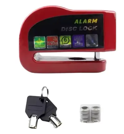 Candado disco con alarma + cable recordatorio - miniatura 2