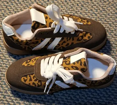 Zapatillas estampado leopardo - miniatura 1