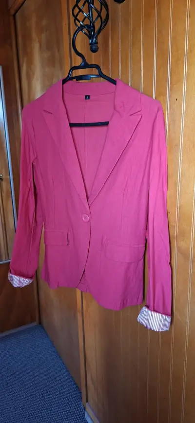 Blazer fucsia para mujer - miniatura 4