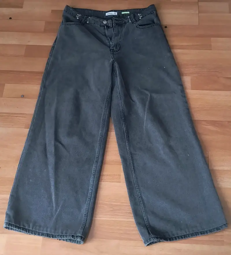 Jeans unisex grises talla 36 - 1