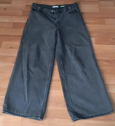Jeans unisex grises talla 36 - miniatura 1
