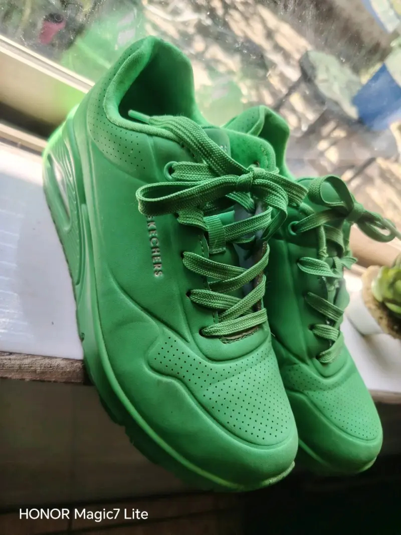 Zapatillas verdes Skechers - 1