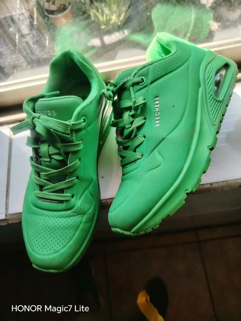 Zapatillas verdes Skechers - 3