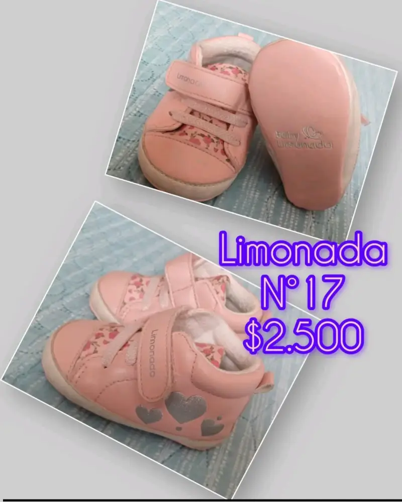 Zapatos de bebé rosados N°17 - 2