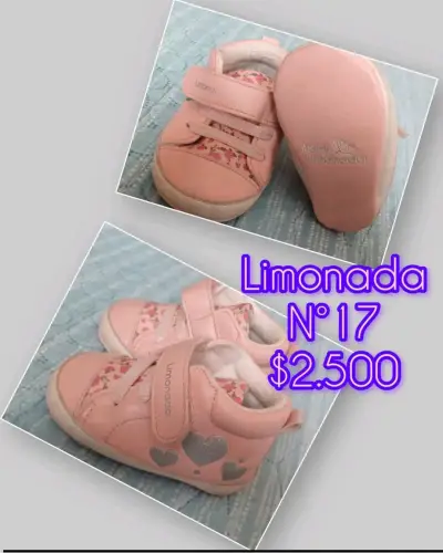 Zapatos de bebé rosados N°17 - miniatura 2