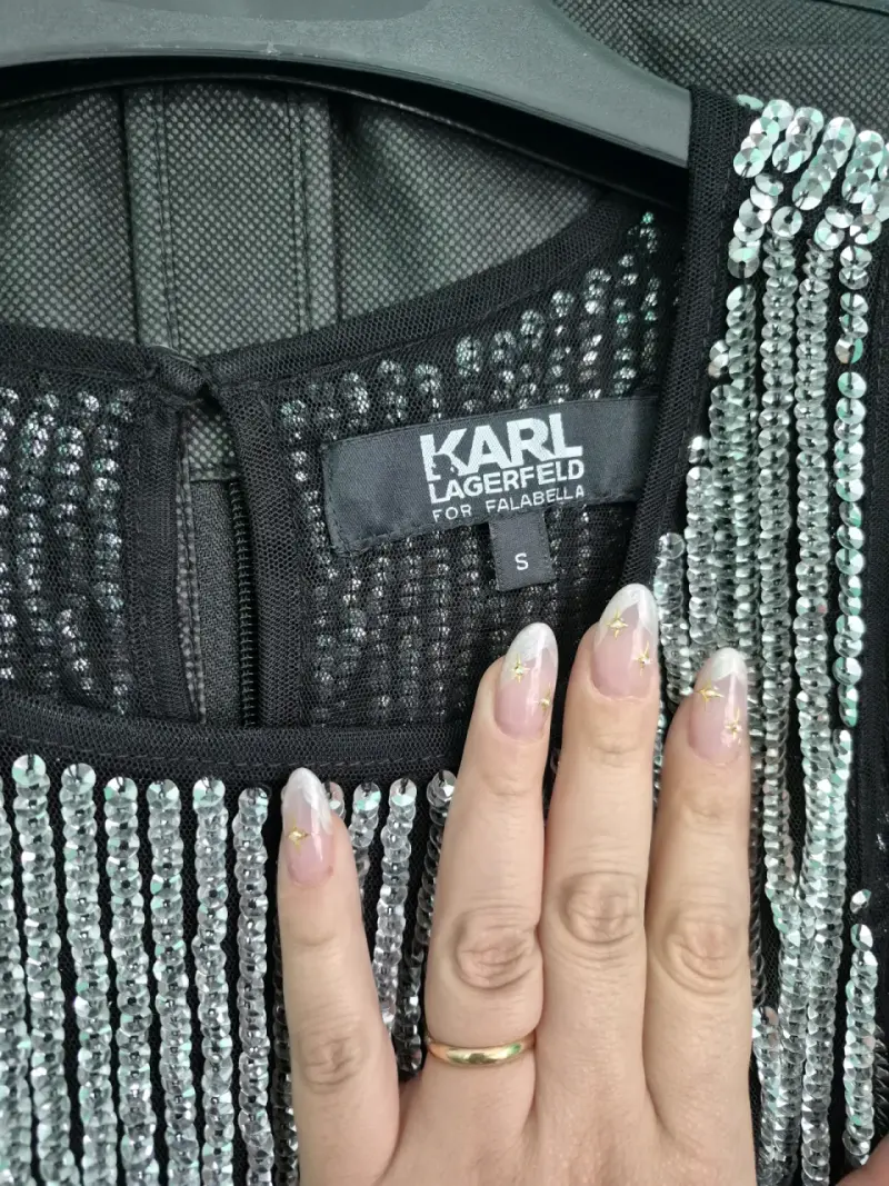 Polera lentejuelas Karl Lagerfeld - 4