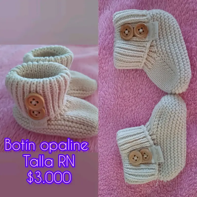Botines tejidos para bebé