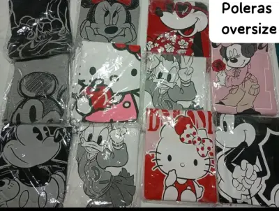 Poleras oversize con diseños - miniatura 1