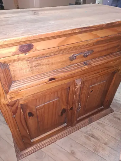 Mueble de madera rústico tipo cómoda - miniatura 2