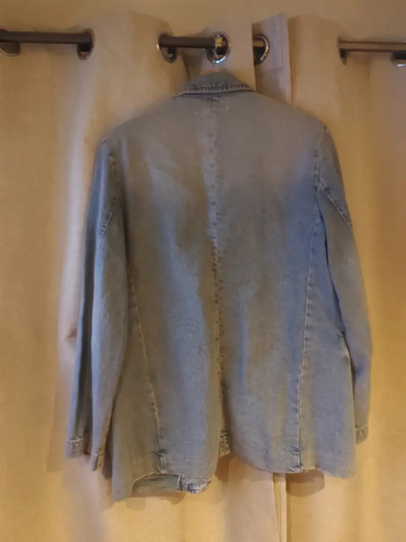 Blazer de mezclilla azul - 2