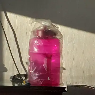 Botella grande deportiva rosada - miniatura 1