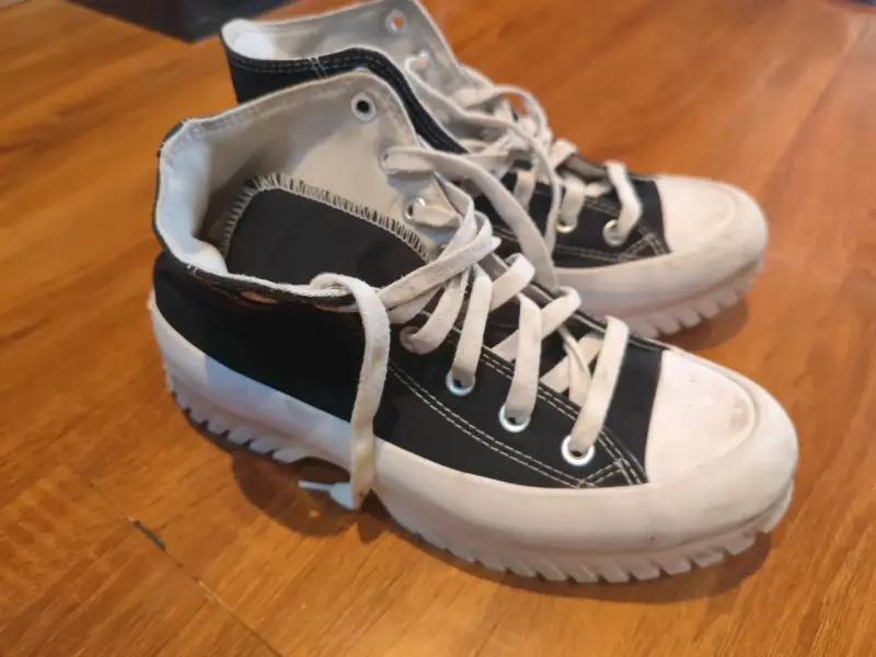 Zapatillas altas negras unisex - 1