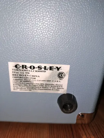 Tocadiscos Crosley modelo CR8005D Maletín vintage - miniatura 6