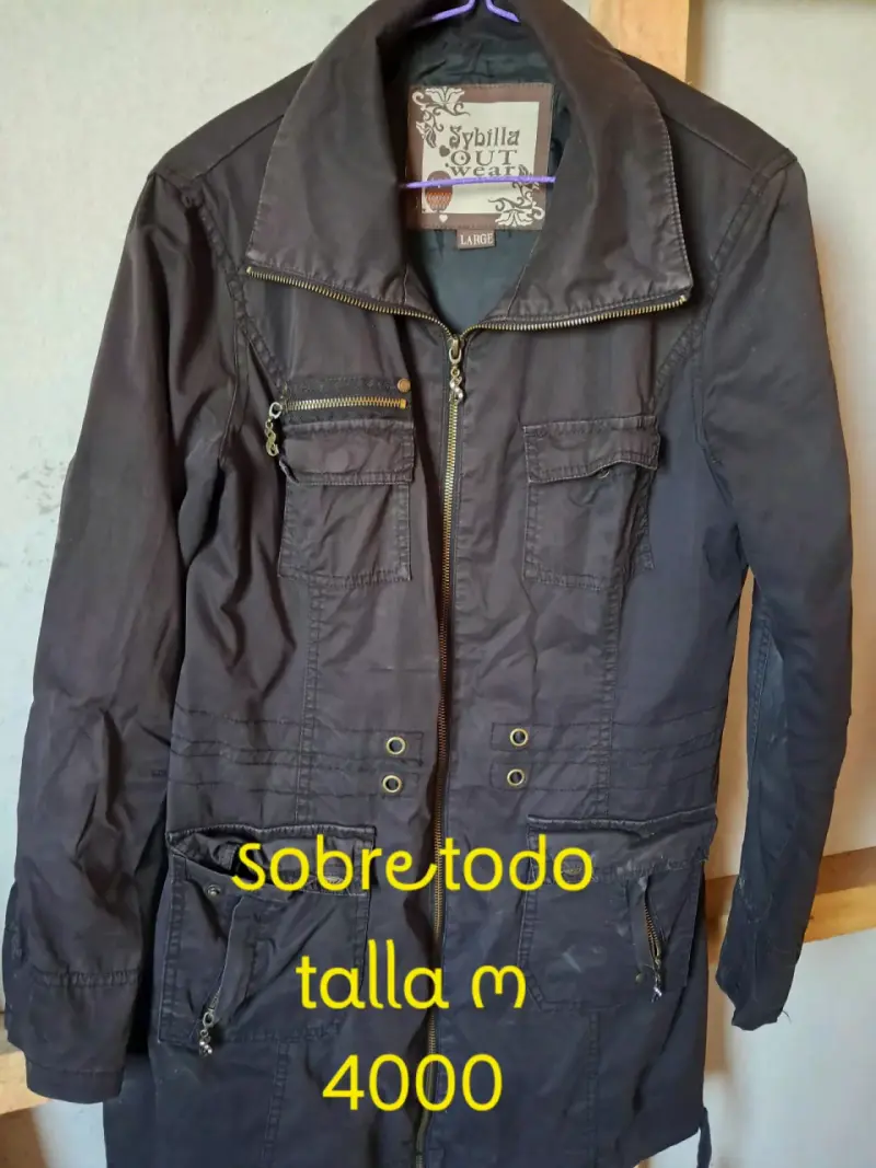Chaqueta negra de ecocuero - 6