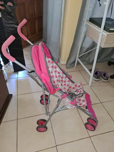 Coche paragua fucsia - miniatura 1