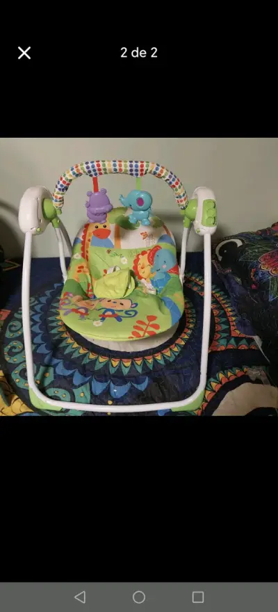 Columpio para bebé multicolor - miniatura 1