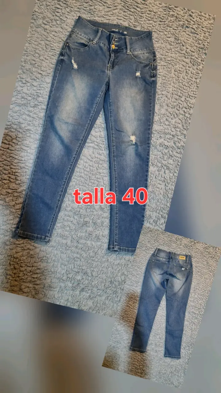 Jeans azules talla 40