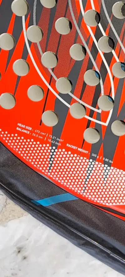 Pala de pádel Artengo pr830 roja en funda - miniatura 5