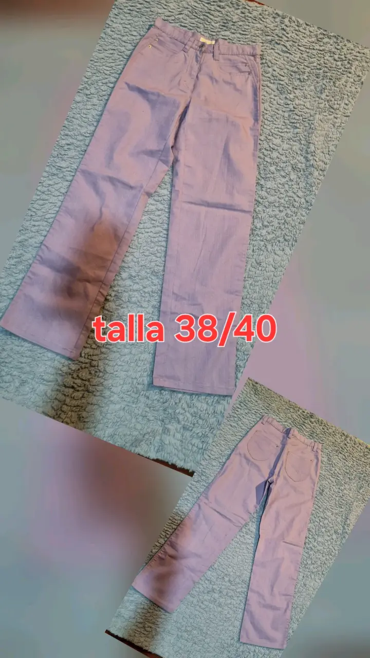 Pantalones morados talla 38/40