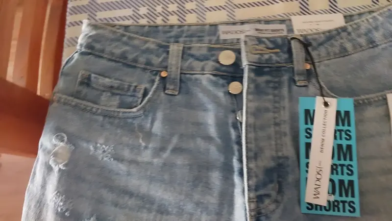 Shorts de mezclilla mom fit - 2
