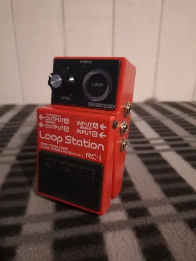 Pedal Loop Station RC-1 rojo - miniatura 3