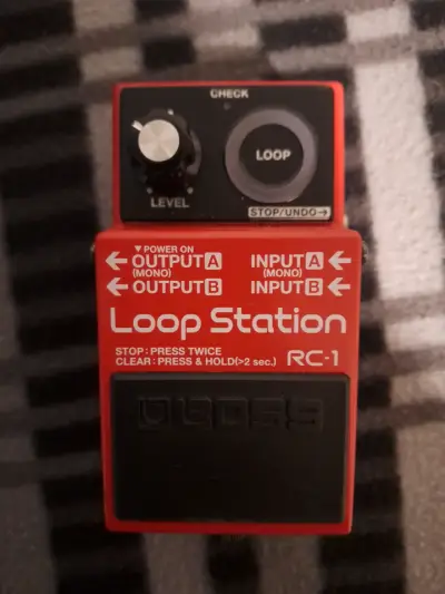 Pedal Loop Station RC-1 rojo - miniatura 4