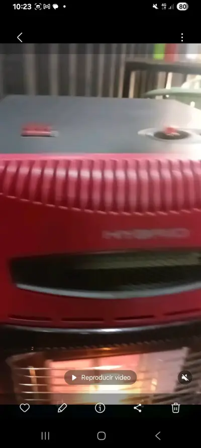 Calefactor híbrido rojo - miniatura 2
