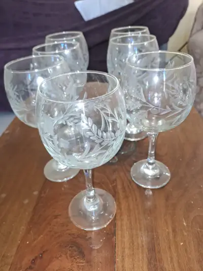 Copas de cristal talladas a mano - miniatura 3
