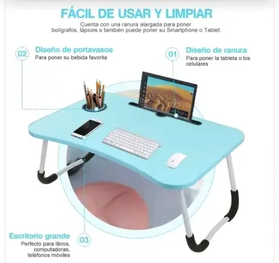 Escritorio plegable portátil - miniatura 4