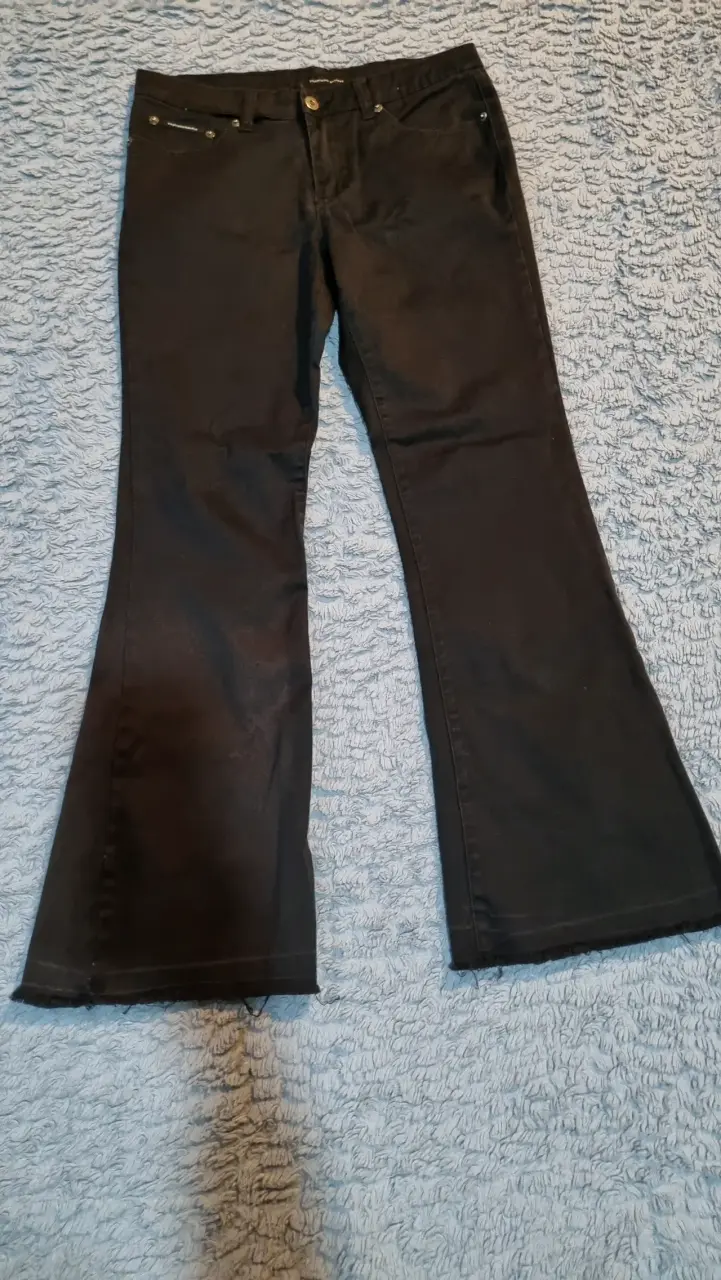 Pantalón negro campana talla 38 - 2