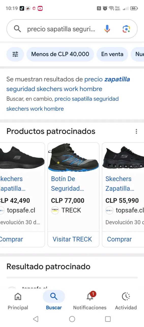 Zapatos Skechers Work negros - 5