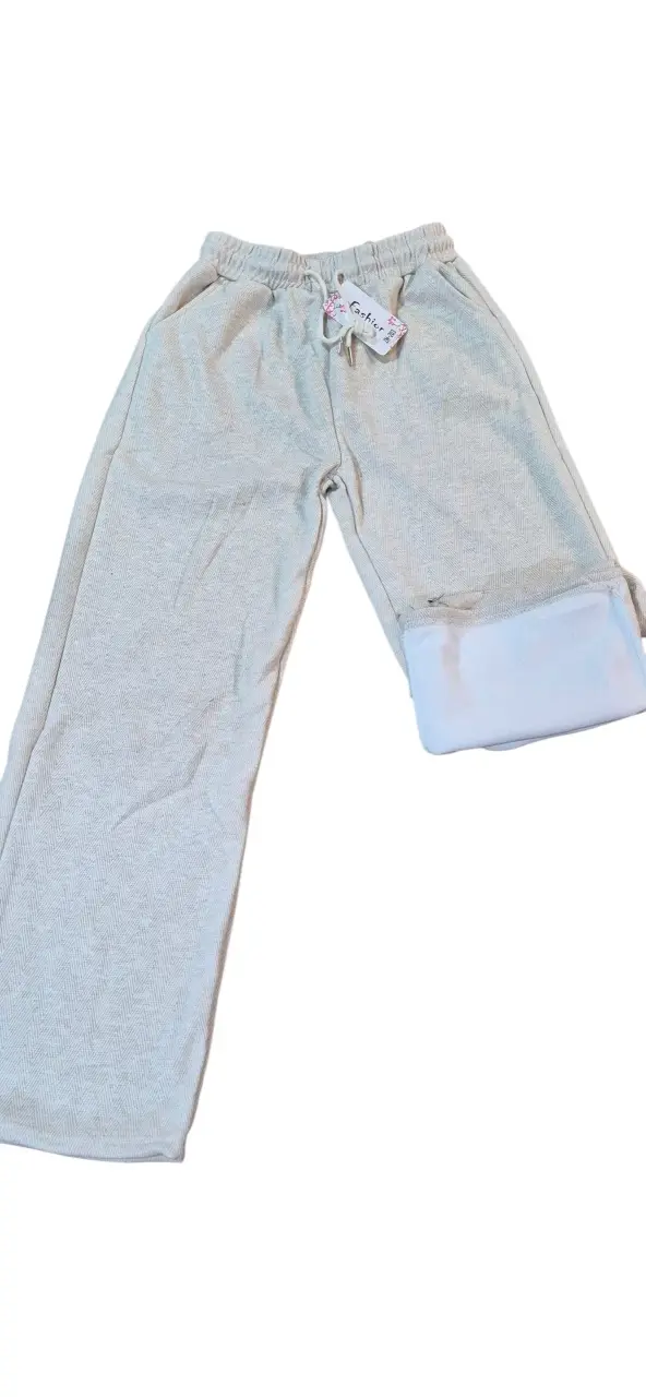 Pantalones jogger beige casuales - 1