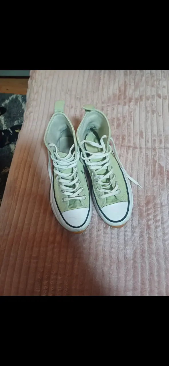 Zapatillas Converse verde claro - 4
