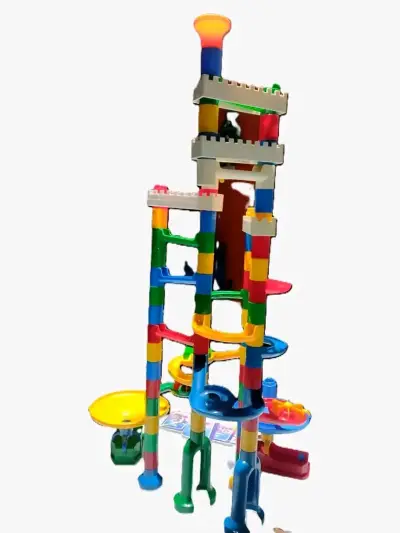 Torre de canicas colorida - miniatura 2