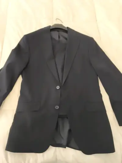Blazer azul oscuro elegante - miniatura 1