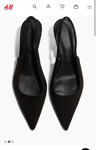 Zapatos negros con tiras H&M - miniatura 1